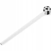 Ołówki - OŁÓWEK Z GUMKĄ dla dzieci PIŁKA NOŻNA gumka do mazania - miniaturka - grafika 1