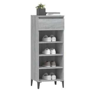 Lumarko Szafka na buty, szary dąb sonoma, 40x36x105 cm - Szafki na buty - miniaturka - grafika 5