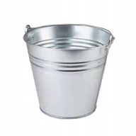 Wiadra i kastry budowlane - Wiadro Metalowe Ocynkowane 12L Mocne Ocynk - miniaturka - grafika 1