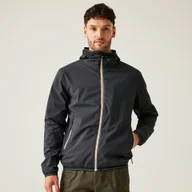 Odzież trekkingowa damska - Kurtka turystyczna przeciwdeszczowa męska Rehan wodoodporna - miniaturka - grafika 1