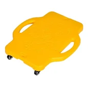 Chodziki - Małpiszon, jeździk plastikowy Big Bear - żółty - miniaturka - grafika 1