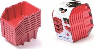 Prosperplast KUWETY 10 BINEER LONG 6SZT CZERWONE 249x158x213mm KBILS25-3020 - Pojemniki przemysłowe - miniaturka - grafika 1