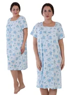 Bielizna nocna - Koszula Nocna bawełniana 2XL Vienetta z krótkim rękawem duże rozmiary +size - miniaturka - grafika 1