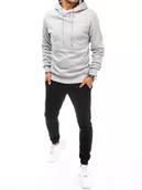 Dresy męskie - Dres męski szaro-czarny Dstreet AX0670-XXL - miniaturka - grafika 1