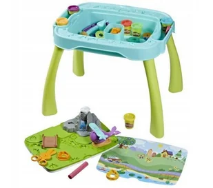 Hasbro Play-Doh All in One kreatywny zestaw startowy STOLIK Z CIASTOLINĄ - Masy plastyczne - miniaturka - grafika 1