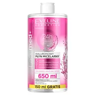 Płyny micelarne - Eveline FACEMED HIALURONOWY PŁYN MICELARNY 3W1 650ml - miniaturka - grafika 1