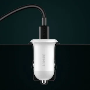 Baseus Grain Pro ładowarka samochodowa 2x USB 4,8 A biały (CCALLP-02) - Ładowarki samochodowe - miniaturka - grafika 10