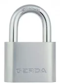 Kłódki - KŁÓDKA STALOWA BARRELA 50mm GERDA BLISTER - miniaturka - grafika 1