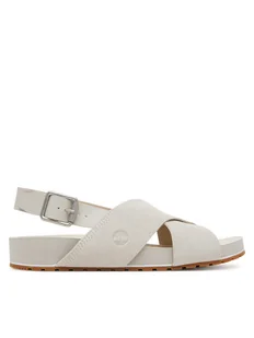 Timberland Sandały TB0A41PQF481 Écru - Sandały damskie - miniaturka - grafika 1