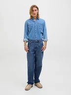 Spodnie męskie - Jack & Jones Dżinsy - Comfort fit - w kolorze niebieskim - miniaturka - grafika 1