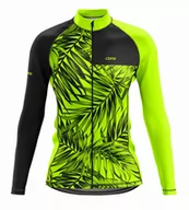 Bluzy na rower - Cote Bluza rowerowa LS damska NEON LEAF - miniaturka - grafika 1