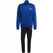 Dresy męskie - Dres męski adidas Primegreen Essentials Small Logo niebiesko-czarny HE1882 - miniaturka - grafika 1