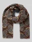 Apaszki i szaliki męskie - Szal z wełny ze wzorem paisley - miniaturka - grafika 1
