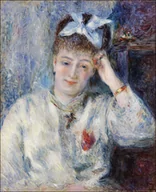 Plakaty - Galeria Plakatu, Plakat, Portrait of Mademoiselle Marie Murer, Pierre-Auguste Renoir, 50x70 cm - miniaturka - grafika 1