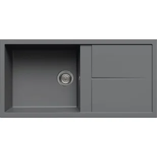 Elleci UNICO 480 titanium M73 METALTEK (LMU48073) - Zlewozmywaki - miniaturka - grafika 1