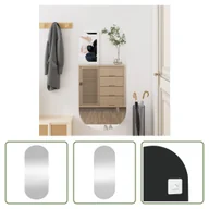 Lustra - The Living Store Lustro ścienne 40x90 cm szklane owalne - miniaturka - grafika 1