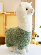 Maskotki i pluszaki - UROCZA DUŻA ALPAKA PUSZYSTA MASKOTKA MIŚ PODUSZKA LAMA PLUSZAK DZIECI L55cm - miniaturka - grafika 1