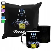 Gadżety dla niej i dla niego - ZESTAW KUBEK MAGICZNY ZMIENIAJĄCY KOLOR + POSZEWKA STAR WARS FILMY + IMIĘ - miniaturka - grafika 1