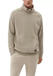 Q/S by s.Oliver Bluza męska z długim rękawem, brązowa, XXL, brązowy, XXL - Bluzy męskie - miniaturka - grafika 1