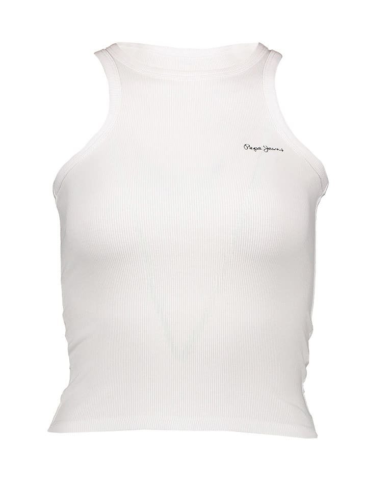 Pepe Jeans Top w kolorze białym