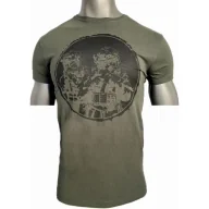 Odzież taktyczna i umundurowanie - Koszulka T-Shirt Maskpol Wzór 04 Zielona XXL - miniaturka - grafika 1