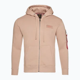 Bluza męska Alpha Industries Back Print Zip dusty coral - Bluzy męskie - miniaturka - grafika 1