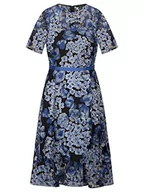 Sukienki - ApartFashion Damska sukienka koktajlowa, Niebieski-wielokolorowy., 36 - miniaturka - grafika 1