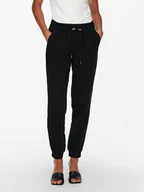 Spodnie sportowe damskie - ONLY Spodnie dresowe 15203946 Czarny Regular Fit - miniaturka - grafika 1