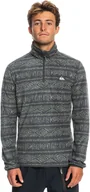 Bluzy męskie - bluza męska QUIKSILVER AKER HZ FLEECE Aker Phantom - KTA6 - miniaturka - grafika 1