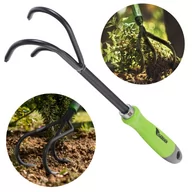 Grabie i motyki - Kultywator Ręczny Spluchniacz Ziemi 3-Zębny Stal - miniaturka - grafika 1