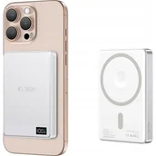 Powerbanki - Powerbank TECH-PROTECT PB33 LifeMag MagSafe 5000mAh 15W Srebrny - miniaturka - grafika 1