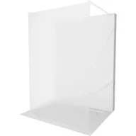 Ścianki i drzwi prysznicowe - Mexen Kioto ścianka prysznicowa wolnostojąca 120 x 200 cm, szron 8 mm, biała - miniaturka - grafika 1