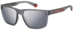 Polaroid PLD 2157/S Matte Grey/Grey Silver Polarized - Okulary przeciwsłoneczne - miniaturka - grafika 1