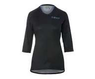 Kurtki rowerowe - Koszulka damska GIRO ROUST JERSEY 3/4 rękaw black floral roz. S DWZ - miniaturka - grafika 1