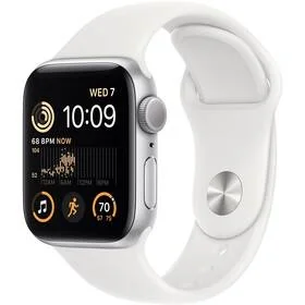 Apple Watch SE 2-gen GPS 44mm Biały - Smartwatch - miniaturka - grafika 1