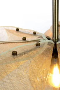 Lampa wisząca z beżowym, nietypowym abażurem 108661 z serii STYRKA - Lampy sufitowe - miniaturka - grafika 2