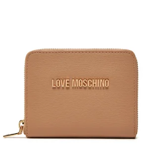Mały Portfel Damski LOVE MOSCHINO JC5702PP1MLD0105 Beżowy - Portfele - miniaturka - grafika 1