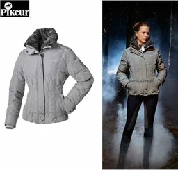 Pikeur Kurtka JANITA kolekcja PREMIUM damska - glacier grey - Kurtki jeździeckie - miniaturka - grafika 1