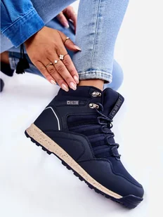Buty trekkingowe damskie niskie Big Star KK274611 38 Granatowe (5900714570095) - Buty trekkingowe damskie - miniaturka - grafika 1