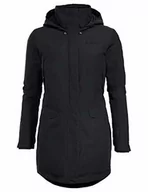 Kurtki damskie - Vaude Skomer Wool Parka Kobiety, black EU 36 2020 Kurtki zimowe i kurtki parki 415600100360 - miniaturka - grafika 1