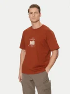 Koszulki męskie - Jack&Jones T-Shirt Boston 12273400 Brązowy Relaxed Fit - miniaturka - grafika 1