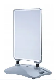 POTYKACZ WATERBASE STOJAK REKLAMOWY DWUSTRONNY ALUMINIOWY OWZ A1 - Tablice i flipcharty - miniaturka - grafika 1