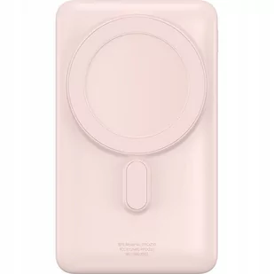 Baseus Magnetic Bracket Powerbank 10000mAh 20W PPCX000004 różowy Magsafe - Powerbanki - miniaturka - grafika 1