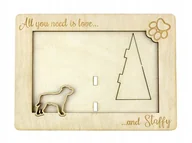 Ramki na zdjęcia - Staffordshire bull terrier ramka na zdjęcie z psem - miniaturka - grafika 1