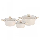 Zestawy garnków i patelni - Klausberg ZESTAW 6 ELEM. GARNKÓW MARMURKOWYCH KB-7960 - miniaturka - grafika 1