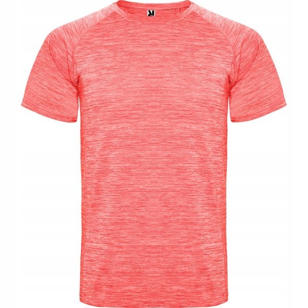Koszulka Treningowa męska Sportowy T-shirt ROLY CA6654 FLUOR CORAL L
