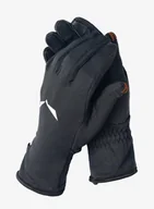 Rękawiczki - Rękawiczki polarowe Salewa Ortles PL Gloves - black out - miniaturka - grafika 1
