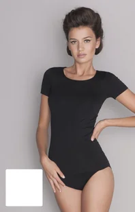 Bezszwowa koszulka z krótkim rękawem, biała, Gatta - Koszulki i topy damskie - miniaturka - grafika 1