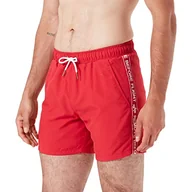 Spodenki damskie - Alpha Industries RBF Tape szorty kąpielowe czerwone, czerwony, XXS - miniaturka - grafika 1