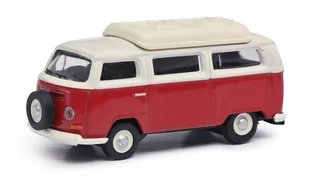 Schuco Vw T2 Camper Red White 1:87 452665912 - Samochody i pojazdy dla dzieci - miniaturka - grafika 1